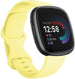 Bracelet silicone Fitbit Versa 4 ((jaune)