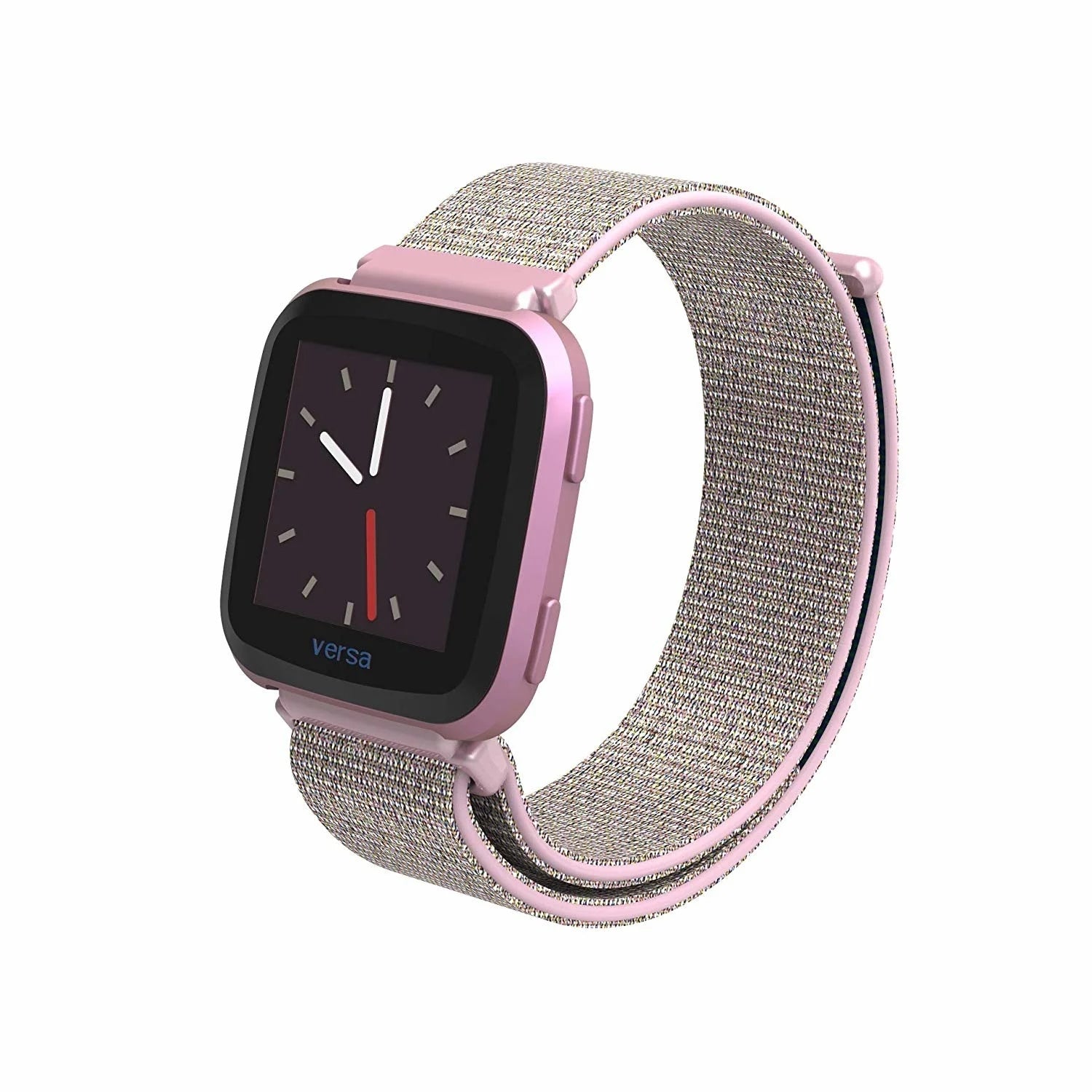 Bracelet nylon Fitbit Versa (rose)