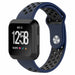 Bracelet sport Fitbit Versa (bleu foncé/noir)