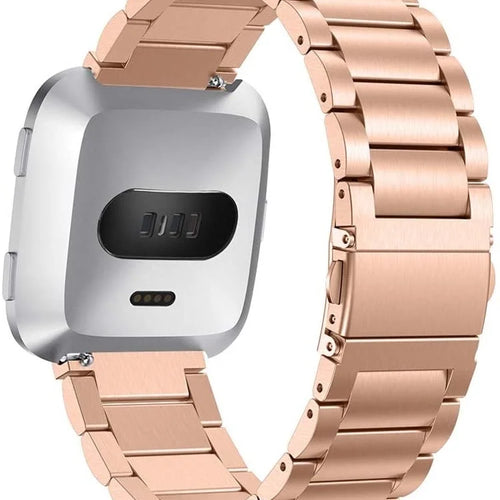 Fitbit Versa/Versa 2 Steel Strap (Rose Gold)