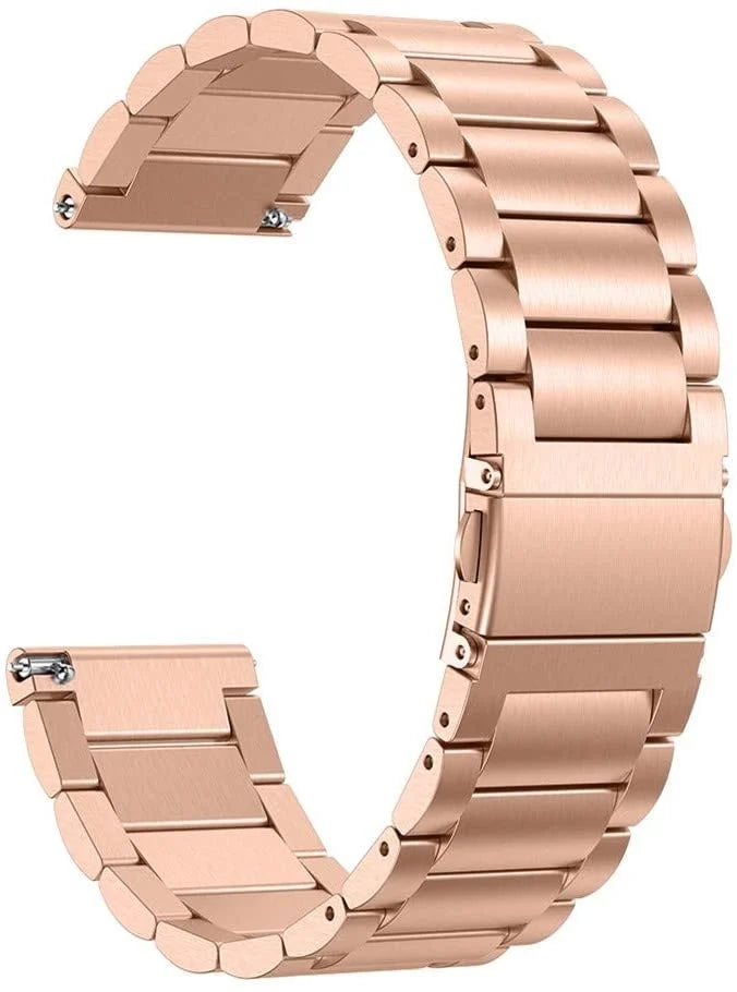 Bracelet acier Fitbit Versa (or rose)