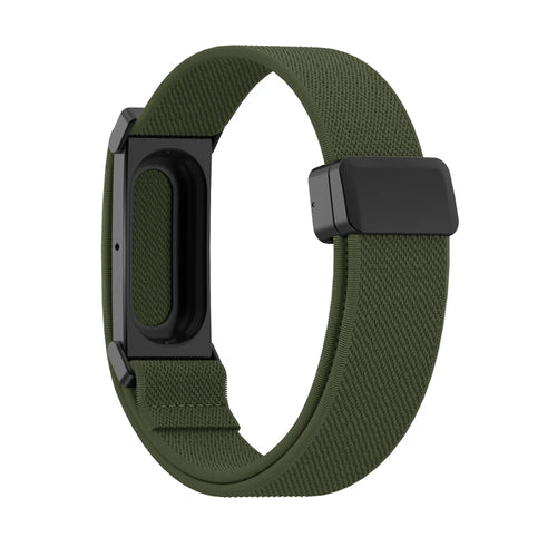 Bandz Fitbit Air Nylon Strap with D-buckle (Army Green)