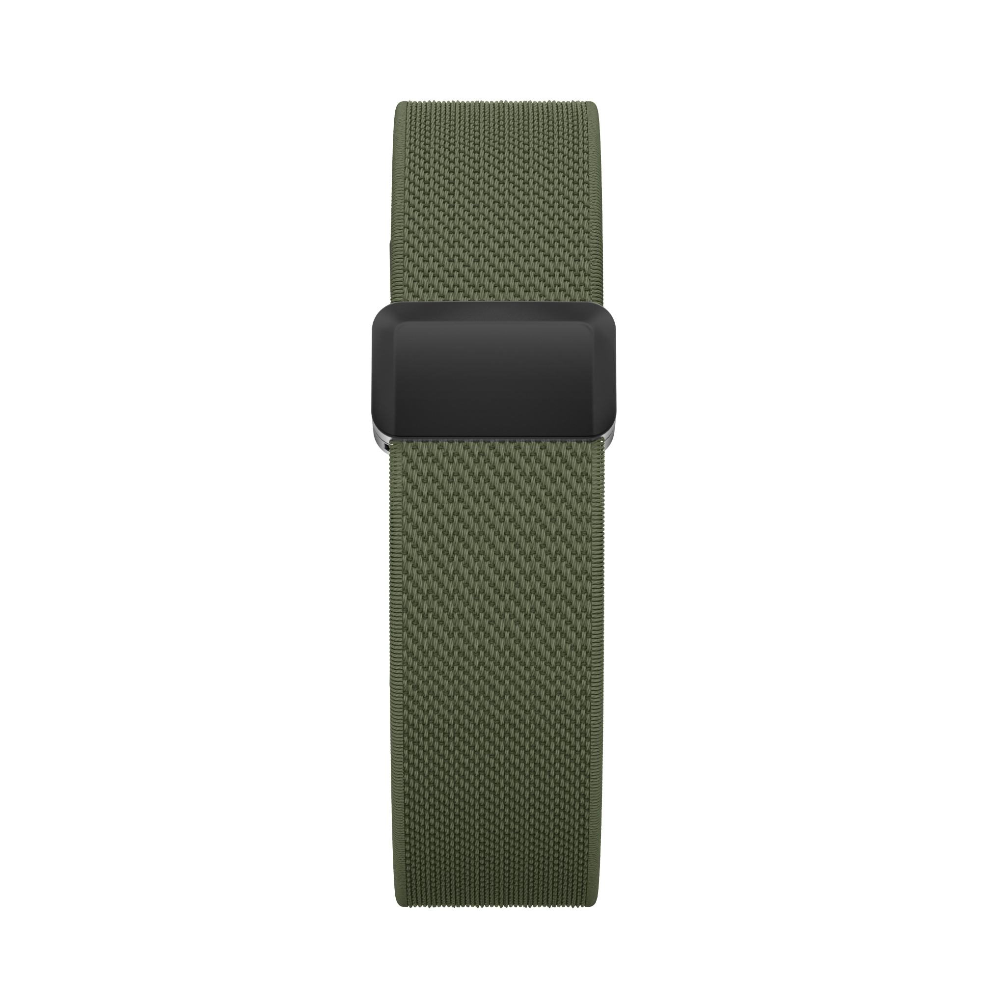 Bandz Fitbit Air Biceps Nylon Bracelet with D-buckle (Army Green)