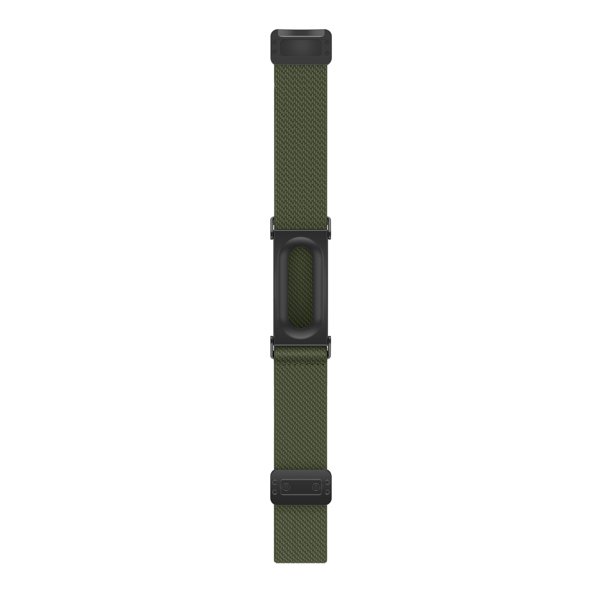 Bandz Fitbit Air Biceps Nylon Bracelet with D-buckle (Army Green)