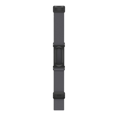 Bandz Fitbit Air Biceps Nylon Bracelet with D-buckle (Dark Grey)