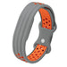 Bracelet sport Fitbit Air (gris foncé/orange)