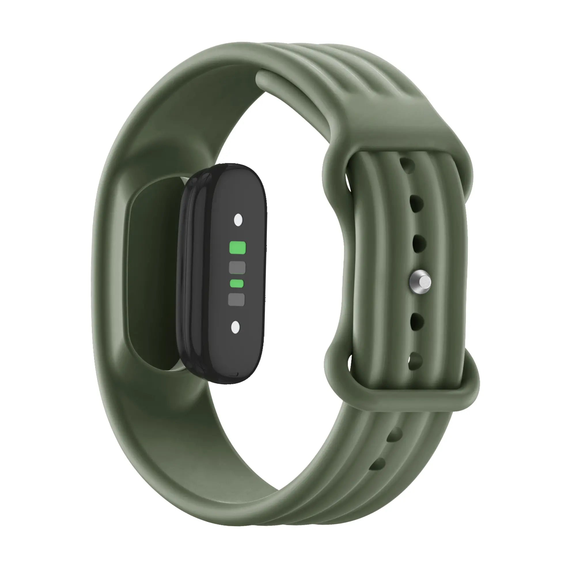 Bandz Fitbit Air Silicone Strap 'Classic' (Army Green)