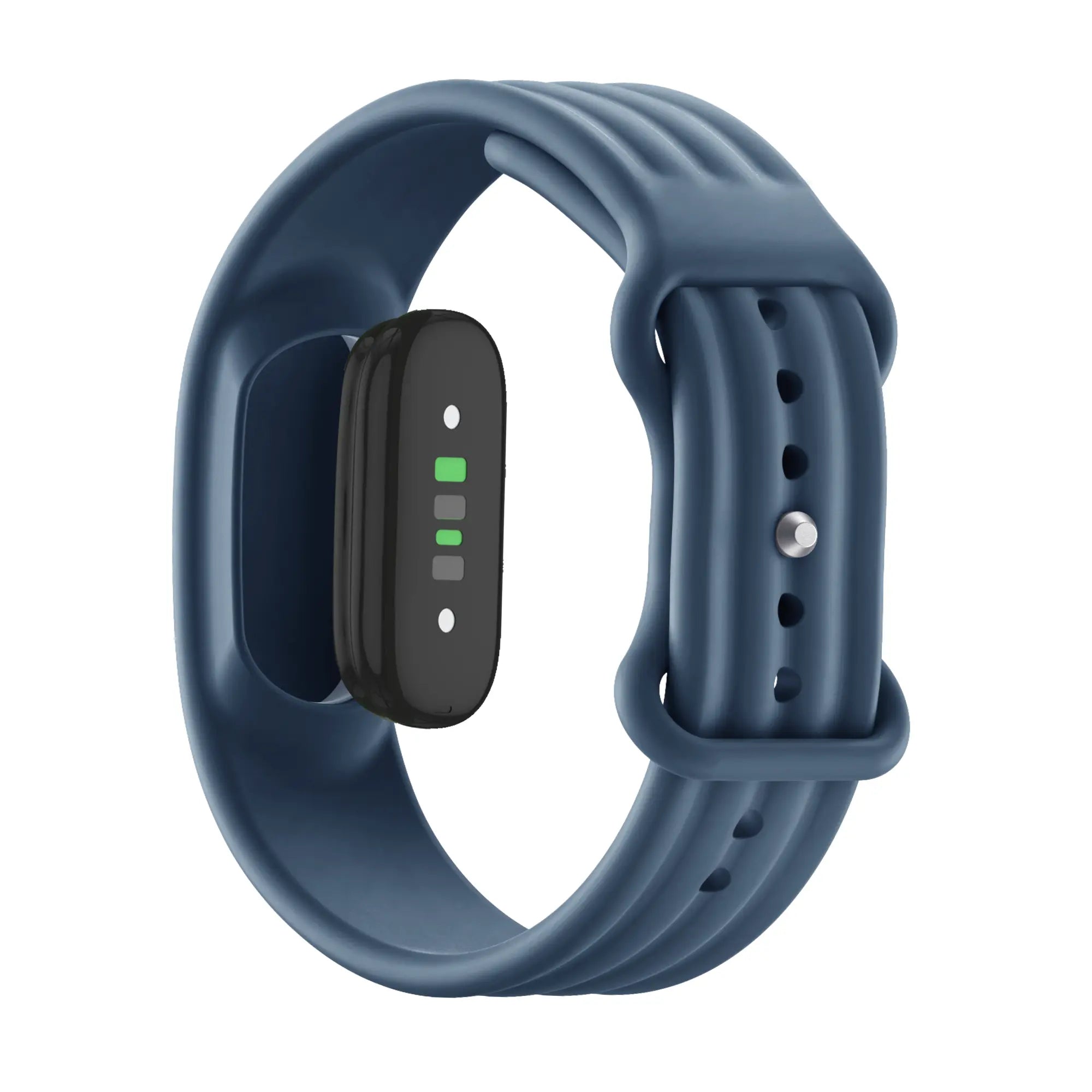 Bandz Fitbit Air Silicone Strap 'Classic' (Grey-Blue)