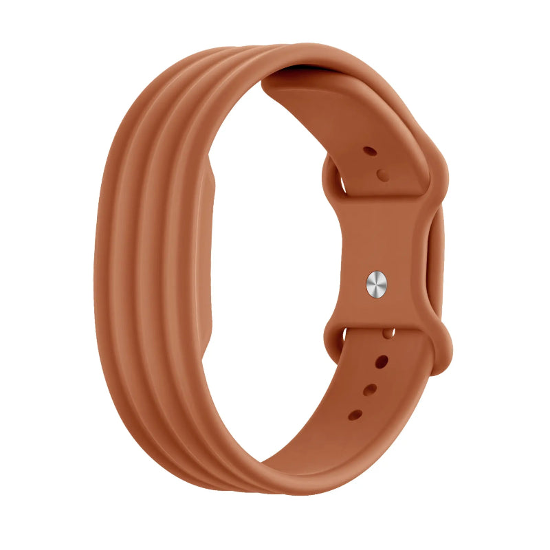 fitbit air silicone band dark orange