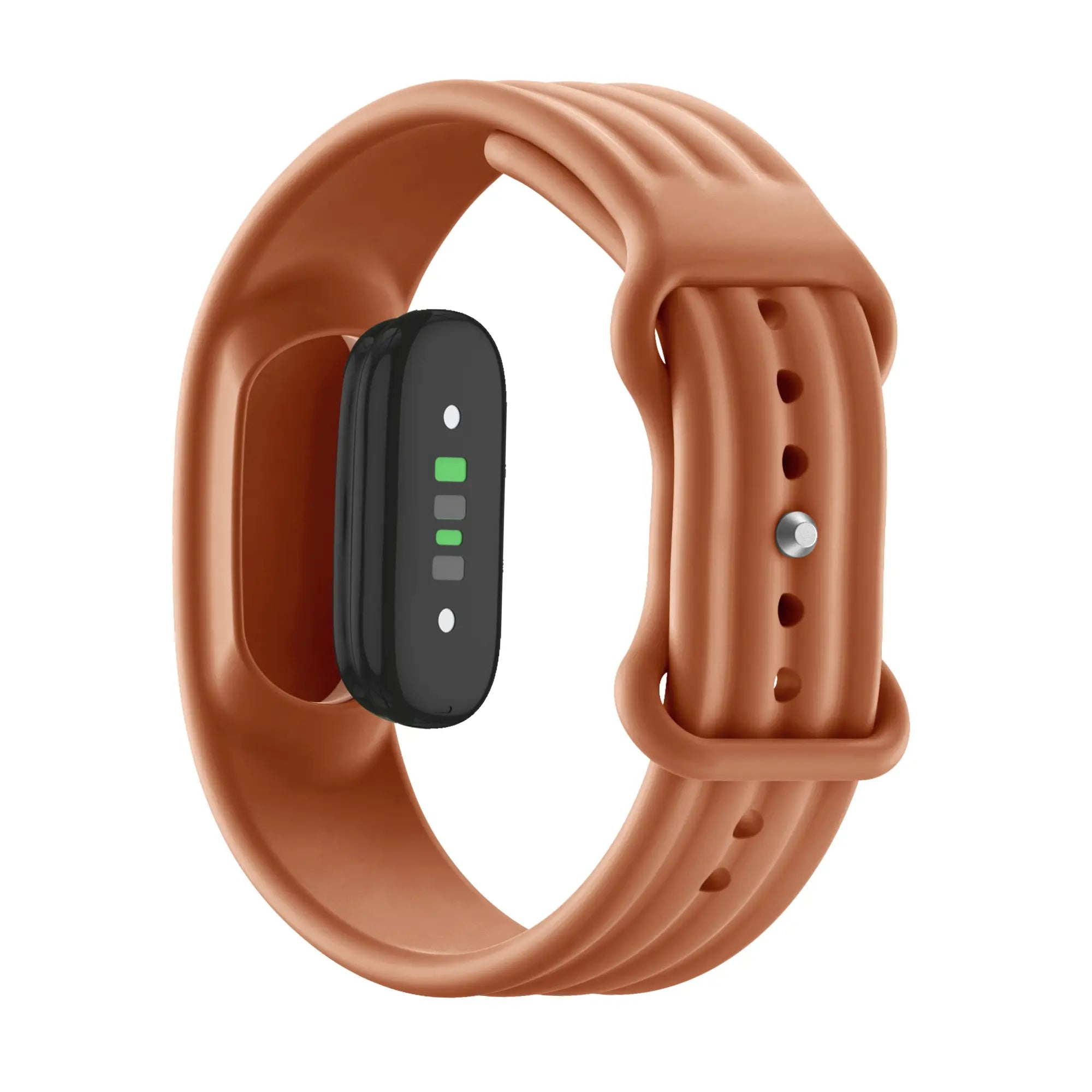 Bandz Fitbit Air Silicone Strap 'Classic' (Dark Orange)