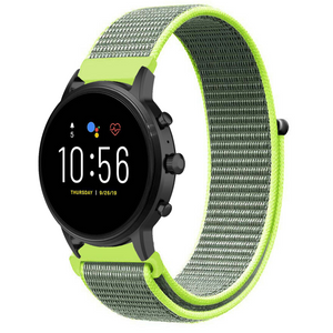 Bracelet nylon Fossil Gen 4 Explorist HR (fluorescent)