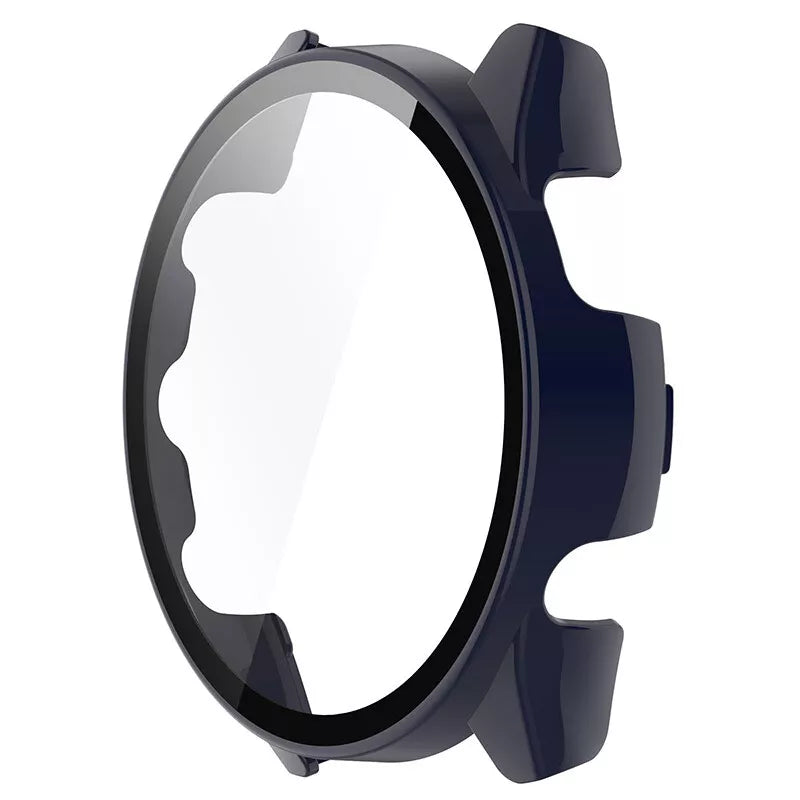 Coque rigide avec verre Garmin Forerunner 265 (bleu foncé)