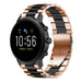 Bracelet acier Fossil Gen 5 (or rose/noir)