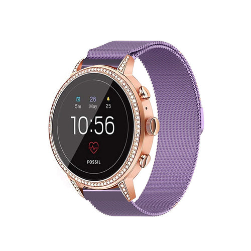 fossil-gen-5e-42mm-milanese-paars