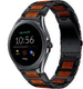 Bracelet bois/acier Fossil Gen 5e 44mm (noir)