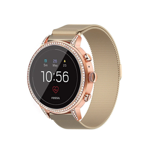 Bracelet milanais Fossil Gen 4 Venture HR (Champagne)