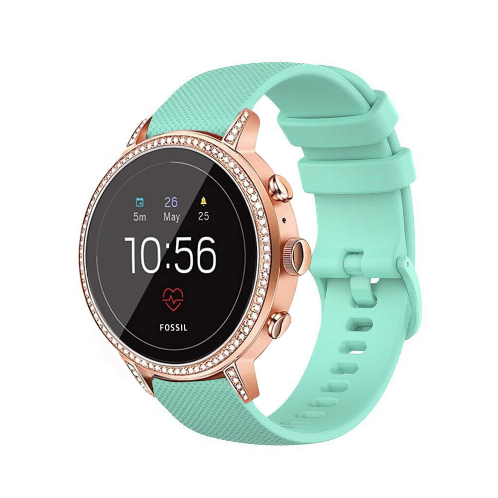 Bracelet silicone Fossil Gen 4 Venture HR (aqua)