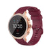 Fossil Gen 5e 42mm Silicone Strap with Buckle (Dark Red)