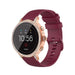 Bracelet silicone Fossil Gen 5e - 42mm (rouge foncé)