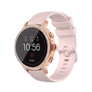 Bracelet silicone Fossil Gen 4 Venture HR (rose)
