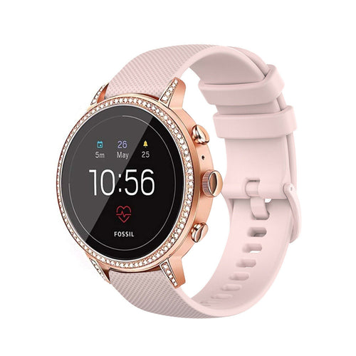 Bracelet silicone Fossil Gen 4 Venture HR (rose)