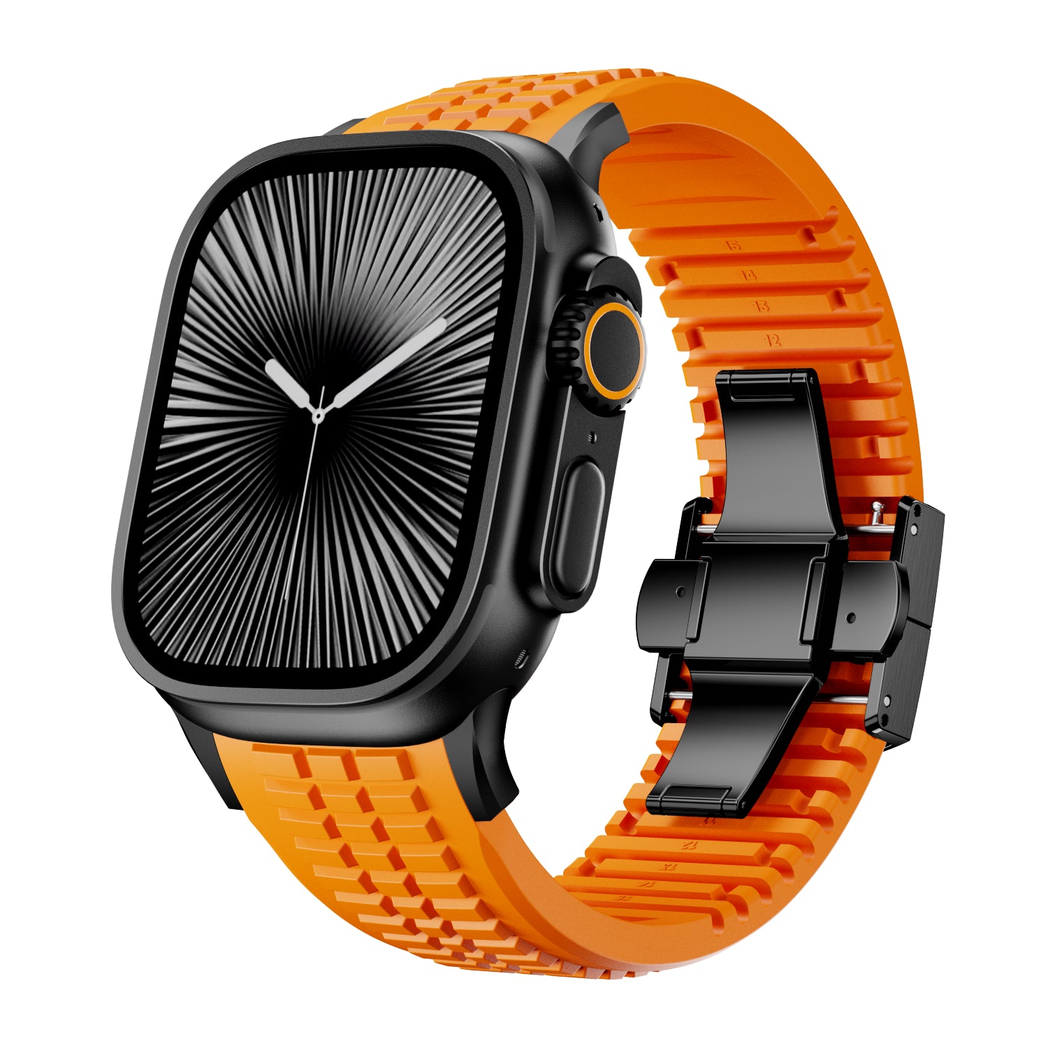 Apple Watch Premium Silicone Strap (Orange)