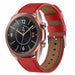 Bracelet cuir Samsung Galaxy Watch 3 41mm (rouge)