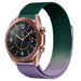 Bracelet Milanais Samsung Galaxy Watch 3 41mm (violet/ vert)