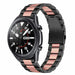 Bracelet acier Samsung Galaxy Watch 3 45mm (noir/rose)