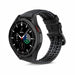 Samsung Galaxy Watch 4 Classic 46mm Silicone/Leather Strap (Black)