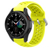 Bracelet silicone perforé Samsung Galaxy Watch 4 Classic 42mm (jaune)