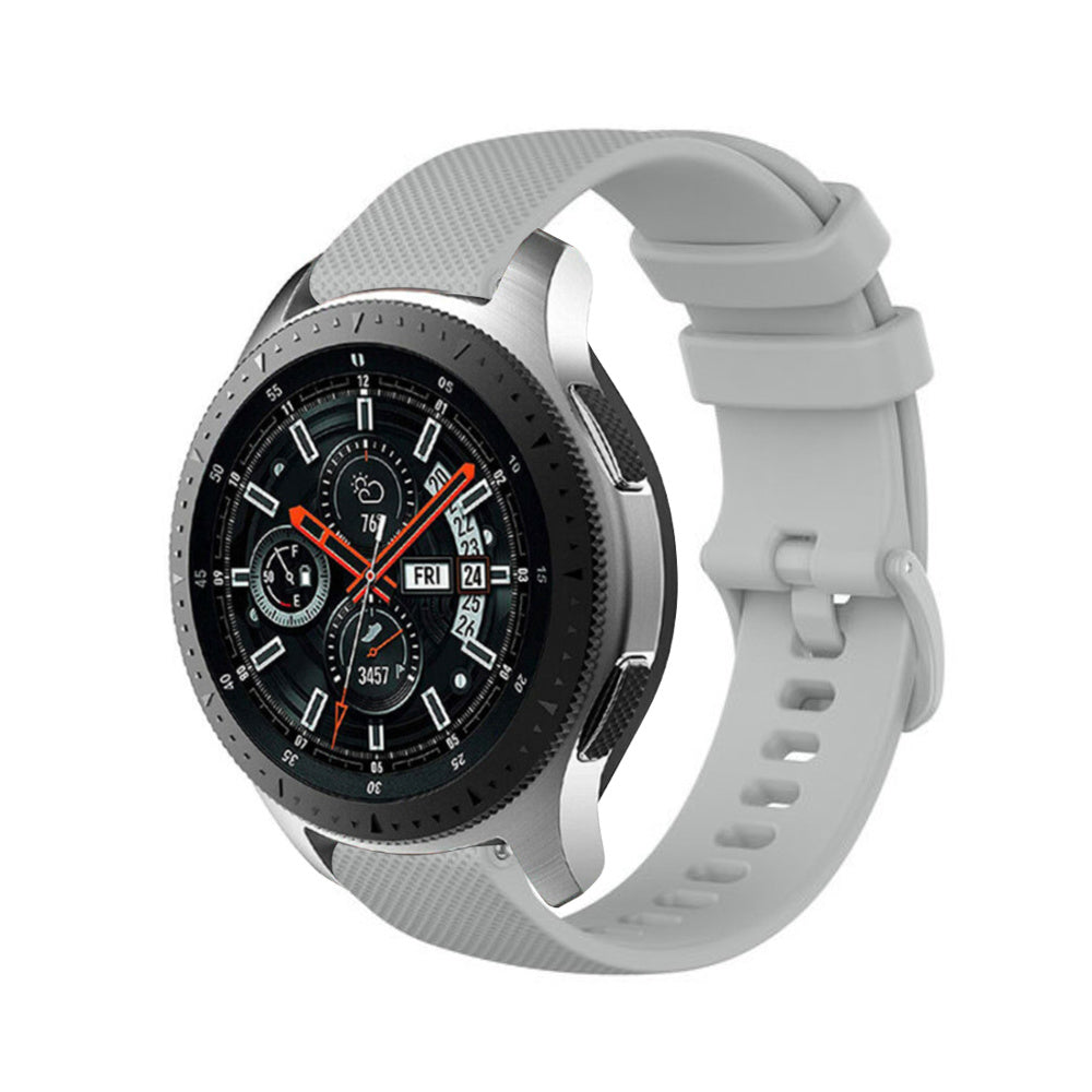 Samsung Galaxy Watch 46mm Premium Silicone Strap (Grey)