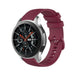 Samsung Galaxy Watch 46mm Premium Silicone Strap (Dark Red)