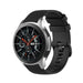 Samsung Galaxy Watch 46mm Premium Silicone Strap (Black)