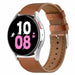 Bracelet cuir Samsung Galaxy Watch 5 44mm (serré marron)