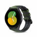 Bracelet silicone/cuir Galaxy Watch 5 - 40mm (vert)