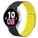 Bracelet silicone magnétique Samsung Galaxy Watch 5 - 44mm (noir/jaune)