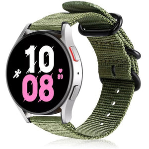galaxy-watch-5-nylon-schnallenarmband-gruen