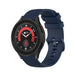 Bracelet silicone luxe Samsung Galaxy Watch 5 Pro (bleu foncé)