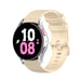 Bracelet silicone luxe Samsung Galaxy Watch 5 - 44mm (beige)
