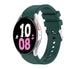 Bracelet Samsung Galaxy Watch 5 - 44mm silicone (vert foncé)