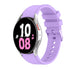 Samsung Galaxy Watch 5 44mm Silicone Strap Perfect Fit (Lilac)