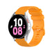 Bracelet silicone luxe Samsung Galaxy Watch 5 - 44mm (orange)
