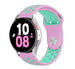 Samsung Galaxy Watch 5 44mm Sport Strap (Pink/Aqua)