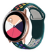 Bracelet Sport Samsung Galaxy Watch Active (Vert Pin et multicolore)