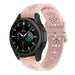 Bracelet silicone à motifs Samsung Galaxy Watch 4 Classic 46mm (rose)