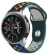 Bracelet sport Samsung Galaxy Watch 46mm (vert pin et multicolore)