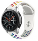 Samsung Galaxy Watch 46mm Sport Strap (White/Colourful)