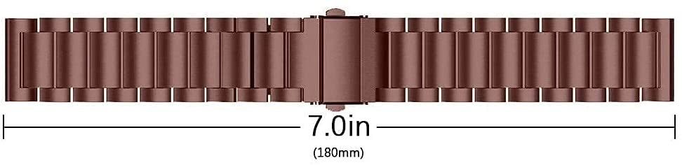 Bracelet acier Oppo Watch X (bronze-marron)