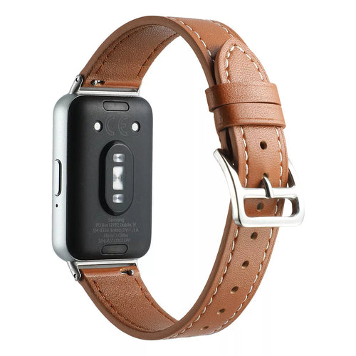 Bracelet cuir Samsung Galaxy Fit 3 (brun)